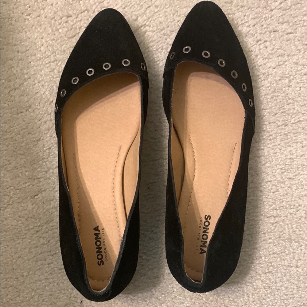 Sonoma Black Flats Versatile Minimalist Design